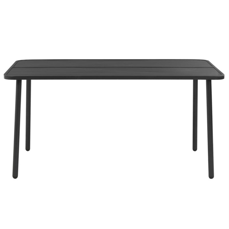 Bardwell Metal Coffee Table, H 28.3" x L 59.1" x W 35.4"