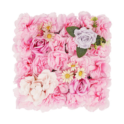 12 panneaux muraux de fleurs artificielles pour décors de mariage