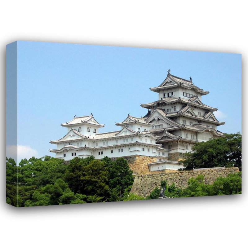 Château de Himeji, Japon, H 13 po x l 18 po