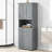 Tall Bathroom Cabinet With Laundry Basket-625801820