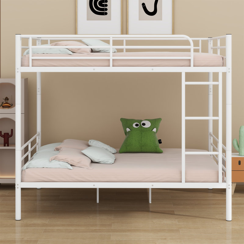 Metal Bunk Bed, White