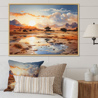 «African Sahara Dreams II», reproduction sur toile