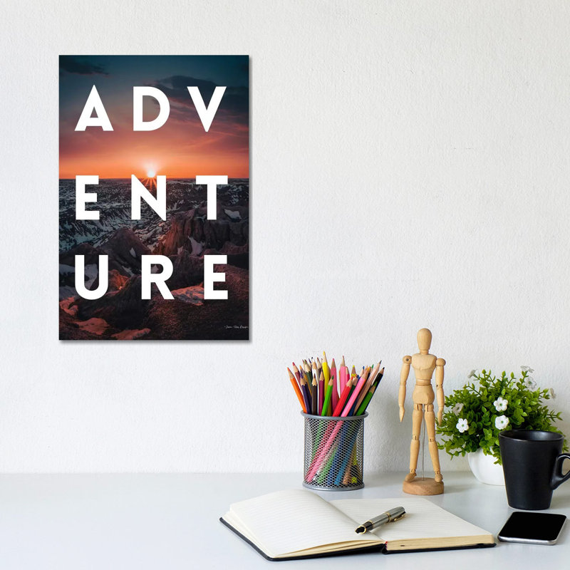 Adventure Landscape by Seven Trees Design - Gallery-Wrapped Canvas Giclée on Canvas, Canvas, 20.32 cm H x 30.48 cm W