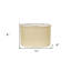 Abat-jour ovale en lin beige-122895737