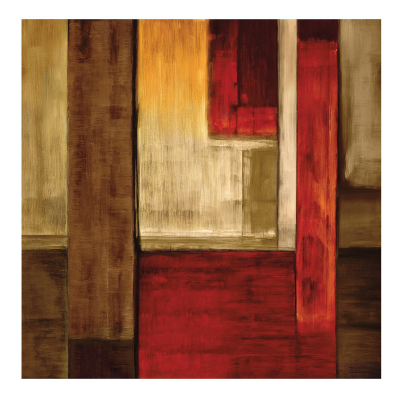 Crossover II by Aaron Summers - Painting on Canvas, No Frame, 45.72 cm H x 45.72 cm W x 1.91 cm D