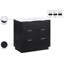 Meuble-lavabo en pierre reconstituée noire 36 po Willard-128500672-128500676