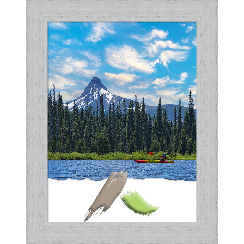 Faurisma Single Picture Frame, White, 11" W x 14" H