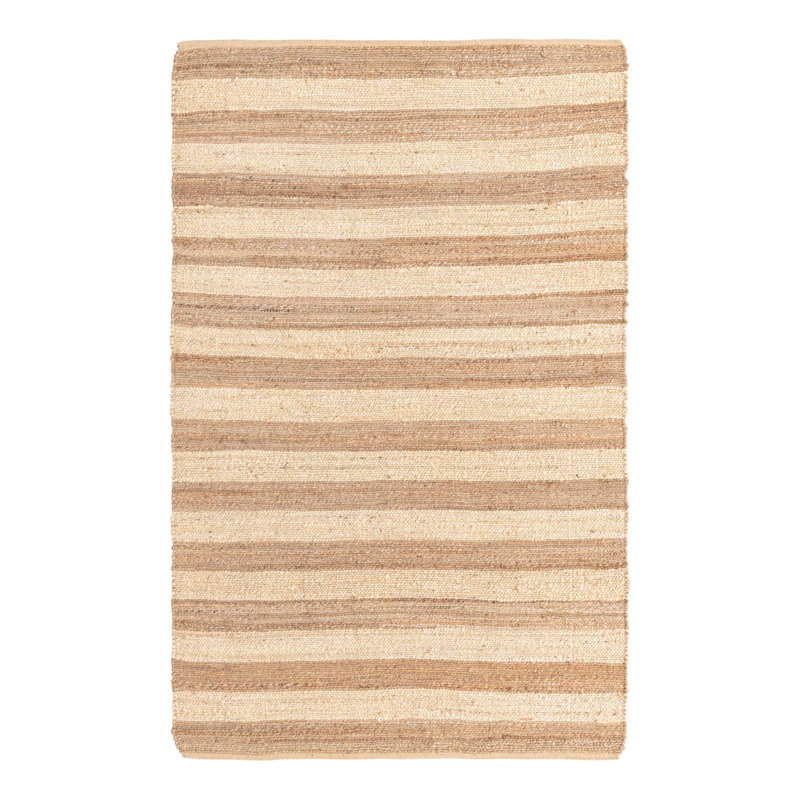 Mascud Striped Indoor Rug, Rectangle 6'1" x 9'