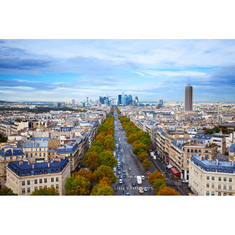 L'Avenue des Champs-Élysées par Serrnovik, H 8 po x l 12 po
