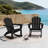 HDPE Wooden Rocking Adirondack Chair-1451337157