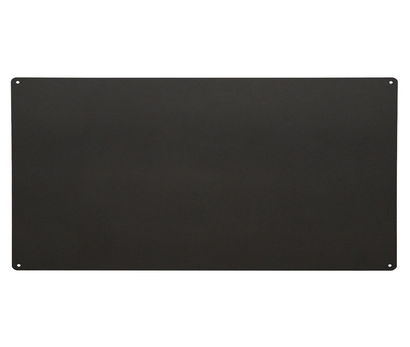 Magnetic Metal Magnetic, 28cm H x 55cm W x 0.12cm D, Black