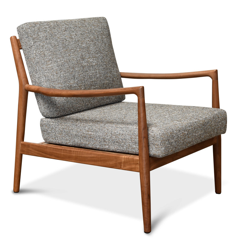 Stella Arm Chair, Solid Frame, Mineral