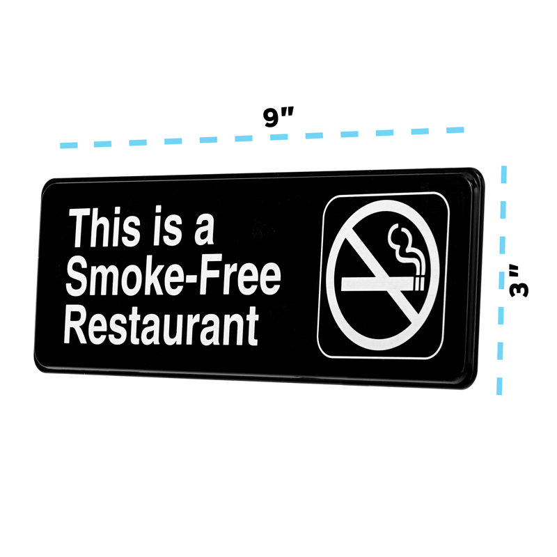 This is a Smoke-Free Restaurant Sign