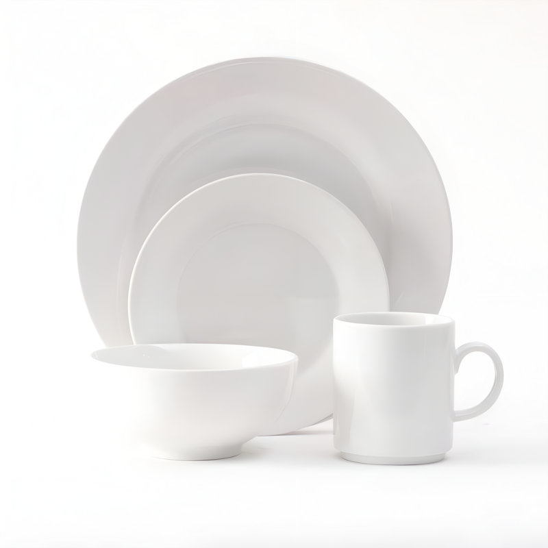Grande tasse empilable en porcelaine blanche Utopia 10,5 oz