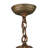 Wyant 1 - Light Gilded Tobacco Drum Pendant