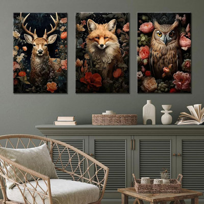 3 Piece Wrapped Canvas Print