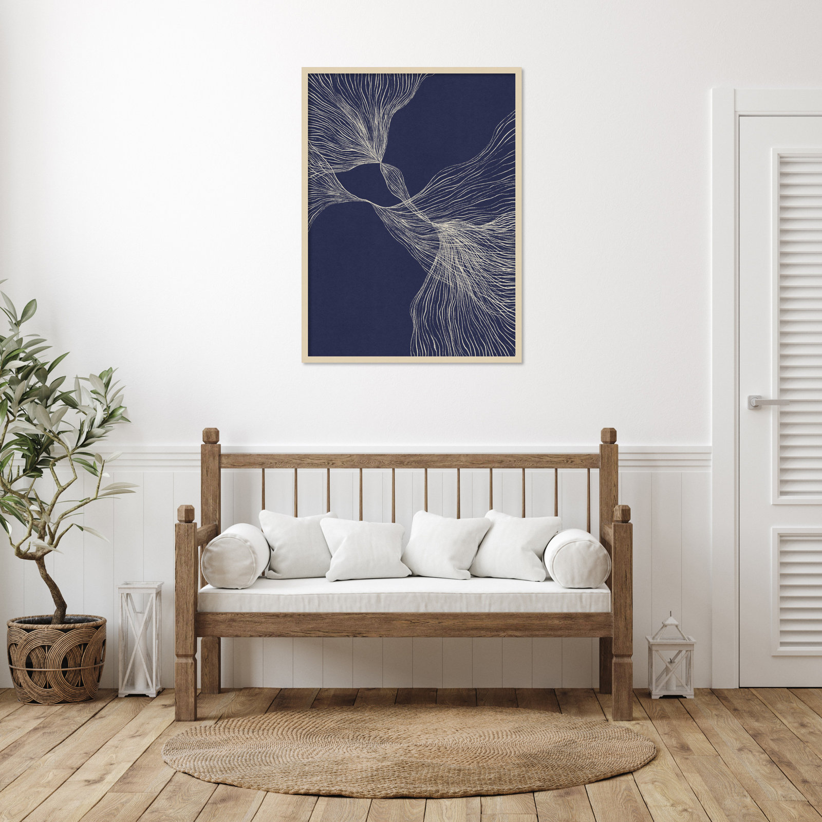 Interaction 1 by Alisa Galitsyna, 41" H x 31" W x 1" D, Brown