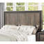 Queen Size Bedroom Headboard Bed, Oak Finish Wooden Furniture Transitional Style Headboard,