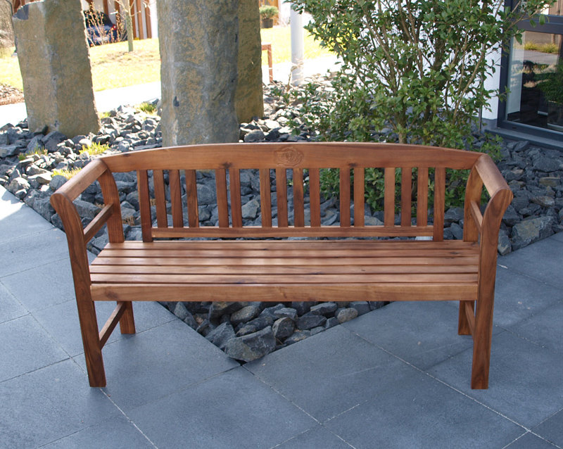 Solid Wood Acacia Outdoor Bench, 83cm H x 157cm W x 45cm D
