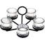 Metal Tabletop Candelabra