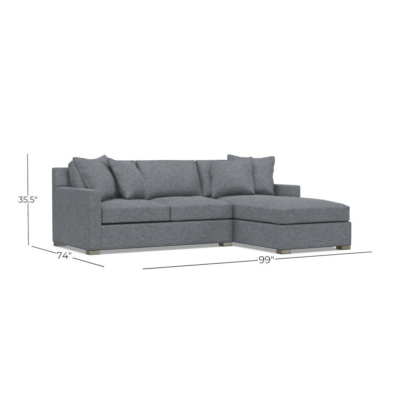 Kelsey Fabric 2 Pc Sectional, 5555-011