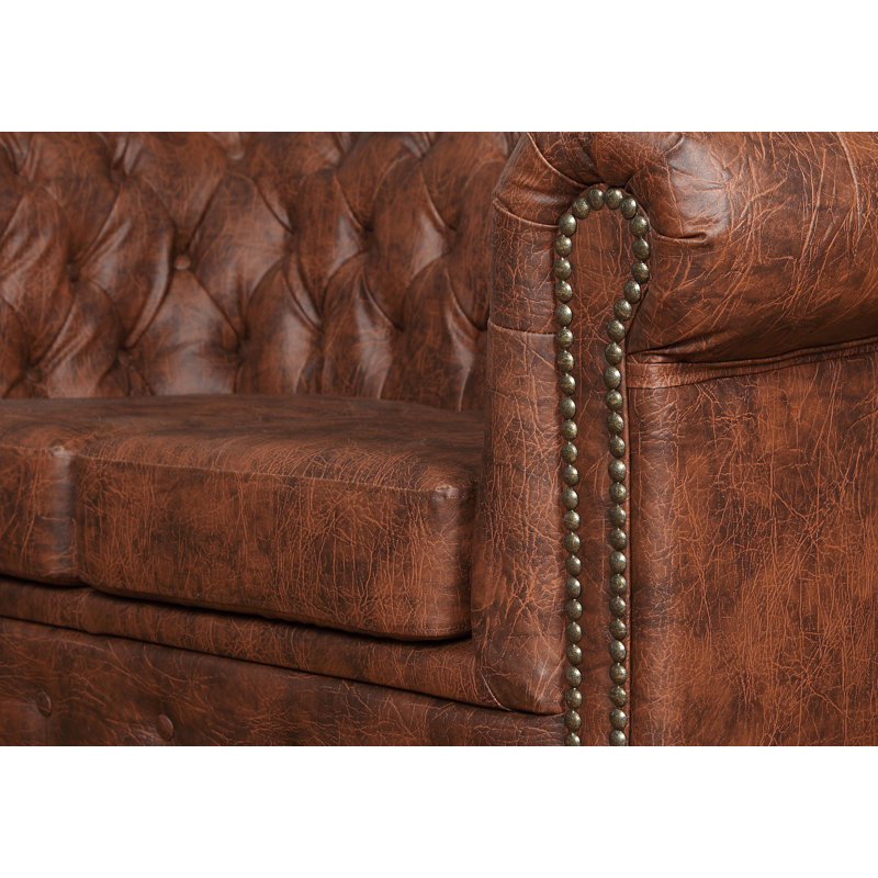 Abtao I Loveseat, Brown