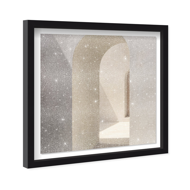 Desert Modernism I Print by Oliver Gal, 31.5" H x 31.5" W, Black Shadowbox