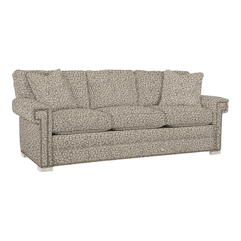 American Bungalow 86" Square Arm Sofa, Casa Blanca, Tuck Linen, Yes