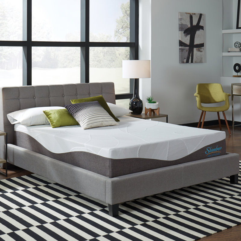 Matelas en mousse viscoélastique imprégnée de gel Slumber Solutions Renew, Très grand lit, 12"