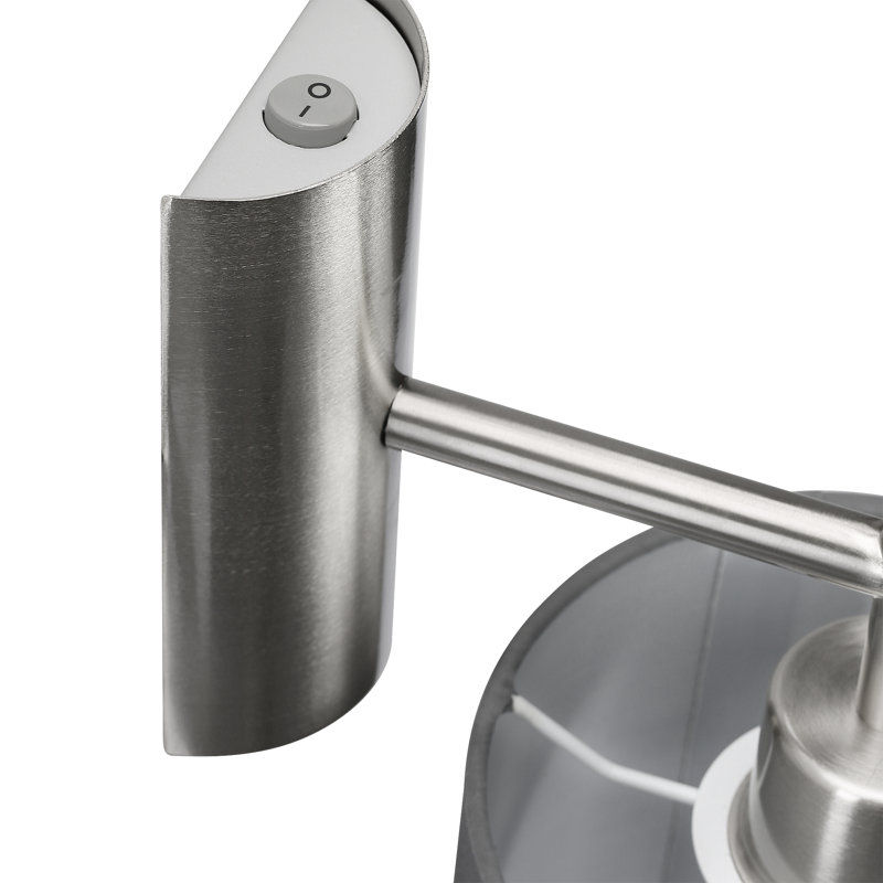 Patience Steel Armed Sconce, Grey