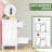 27.5" Wide 3-Drawer Modern Accent White Chest with Anti-Tip Safety Kit,-1245565337
