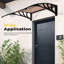 Specstar Polycarbonate Cover Retractable Window Awning-123514209
