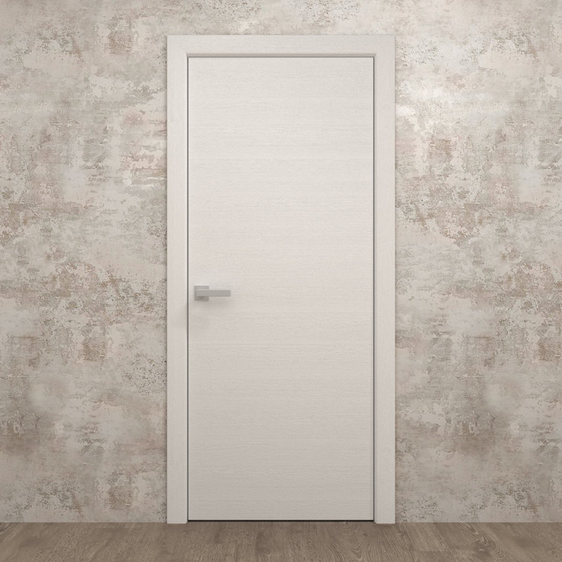 Porte intérieure intérieure | Ego 5000 | Poignée simple à panneau régulier | Portes de salle de bain modernes, 42 po x 80 po