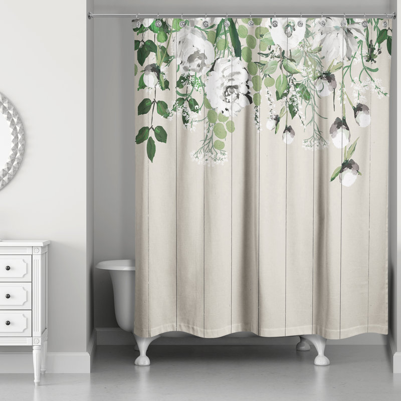 Rideau de douche simple Tonia, Beige