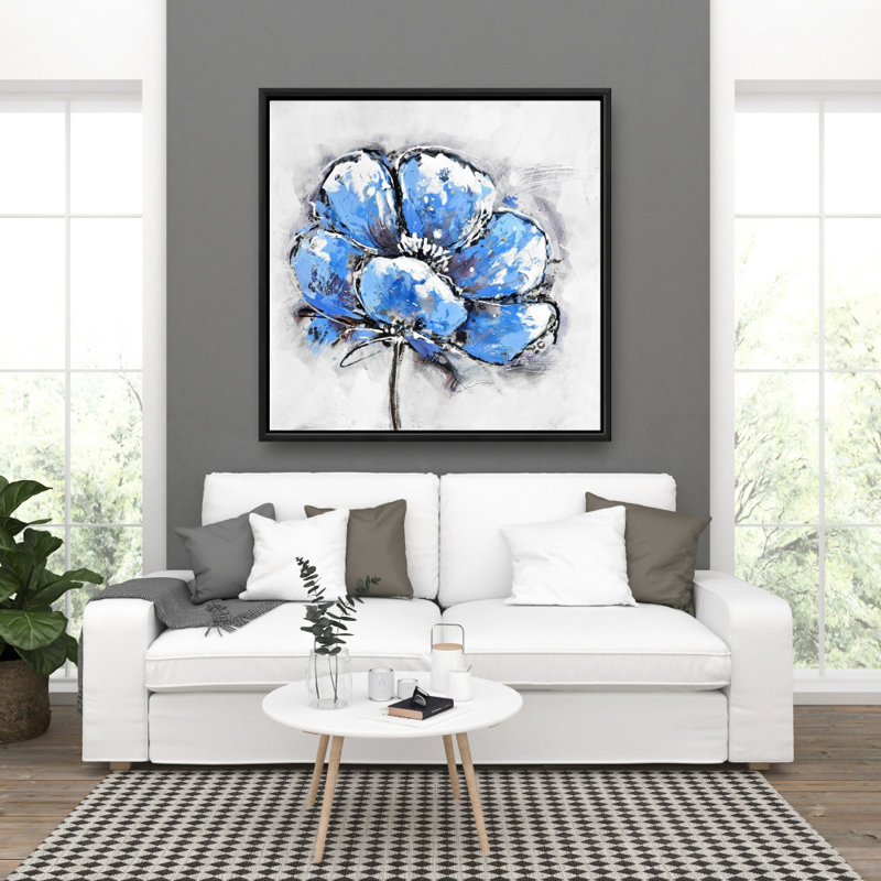 " Abstract Blue Petals "