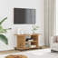 Hanska TV Cabinet with Castors 80x40x45 cm Engineered Wood-768323174