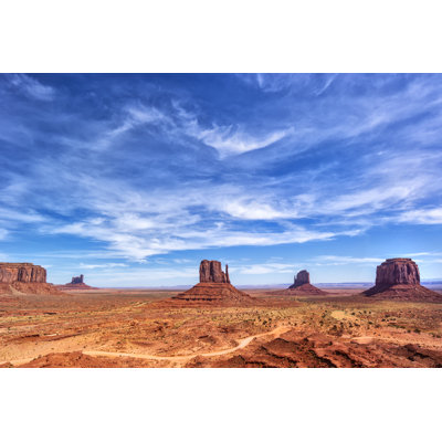 Monument Valley by Wsfurlan - No Frame Print on Canvas