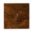 Teak Chunk Square Accent Stool