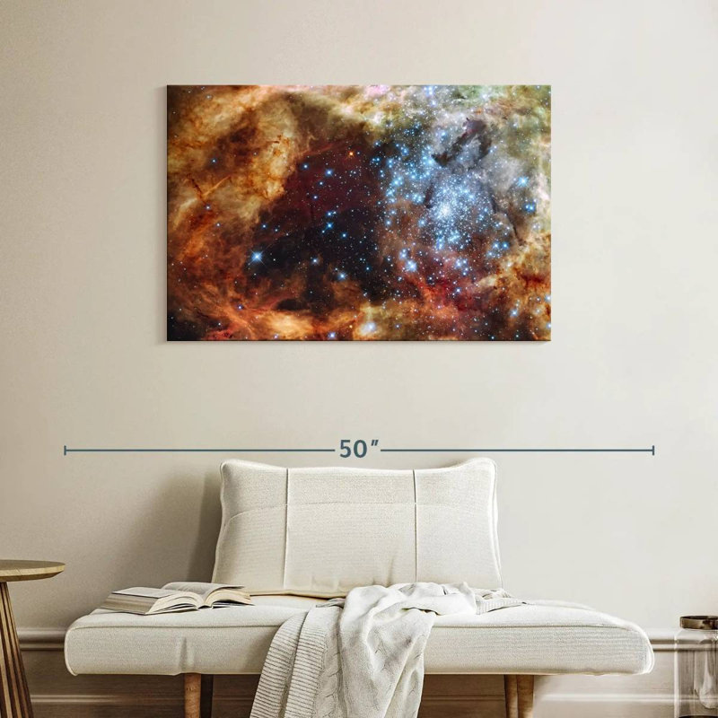 Oberle Globular Star Clusters, 26" H x 39" W