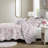 Romantic Bedding Sets, King Polyester Floral Reversible Quilt for Home