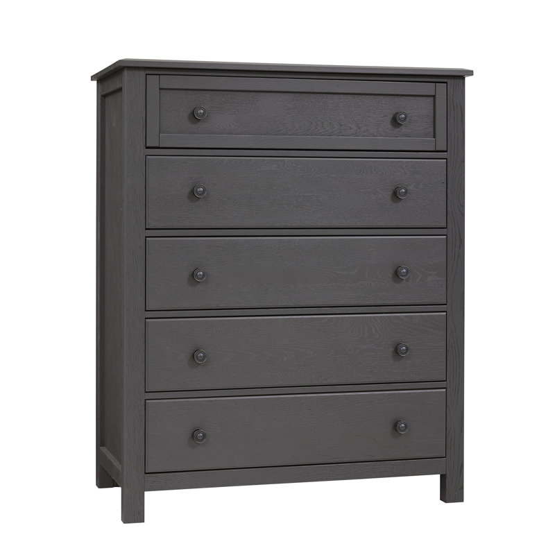 Lewin 5-Drawer Chest, Graphite