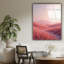 Art mural rose pastel en verre trempé-1110732794