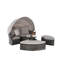 Mobilier de lit de jour rond pour patio, matériau, auvent rétractable, table pour tissu hydrofuge de porche, jardin-1065607737