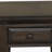 Mahogany Traditional Chairside Table W/ Storage