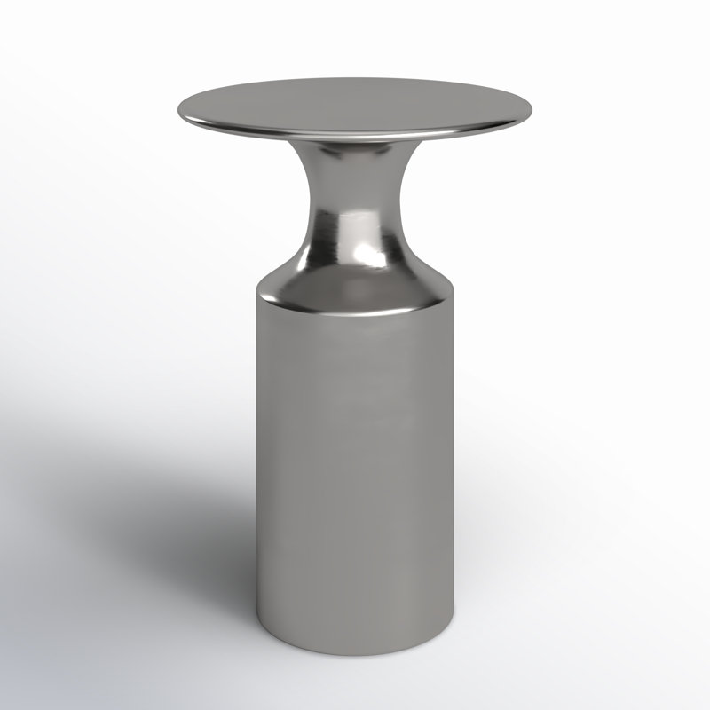 Dafoe End Table, Silver