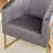Sistrunk 19" Tufted Metal Frame Velvet Upholstered Dining Chairs-2101225945-2101225946
