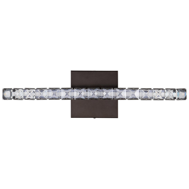 Alyson Bohemian Industrial Iron/Acrylic Integrated LED Vanity Light