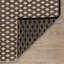 Tapis noir / ivoire en coton tissé à la main D Délicates-1771471646