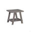 Ensemble de tables basses 3 pièces et 2 tables de bout avec tablette de rangement à finition grain de bois et salon contemporain