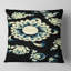 Mandala abstrait blanc sur fond noir - imprimé floral-30719943-30719940
